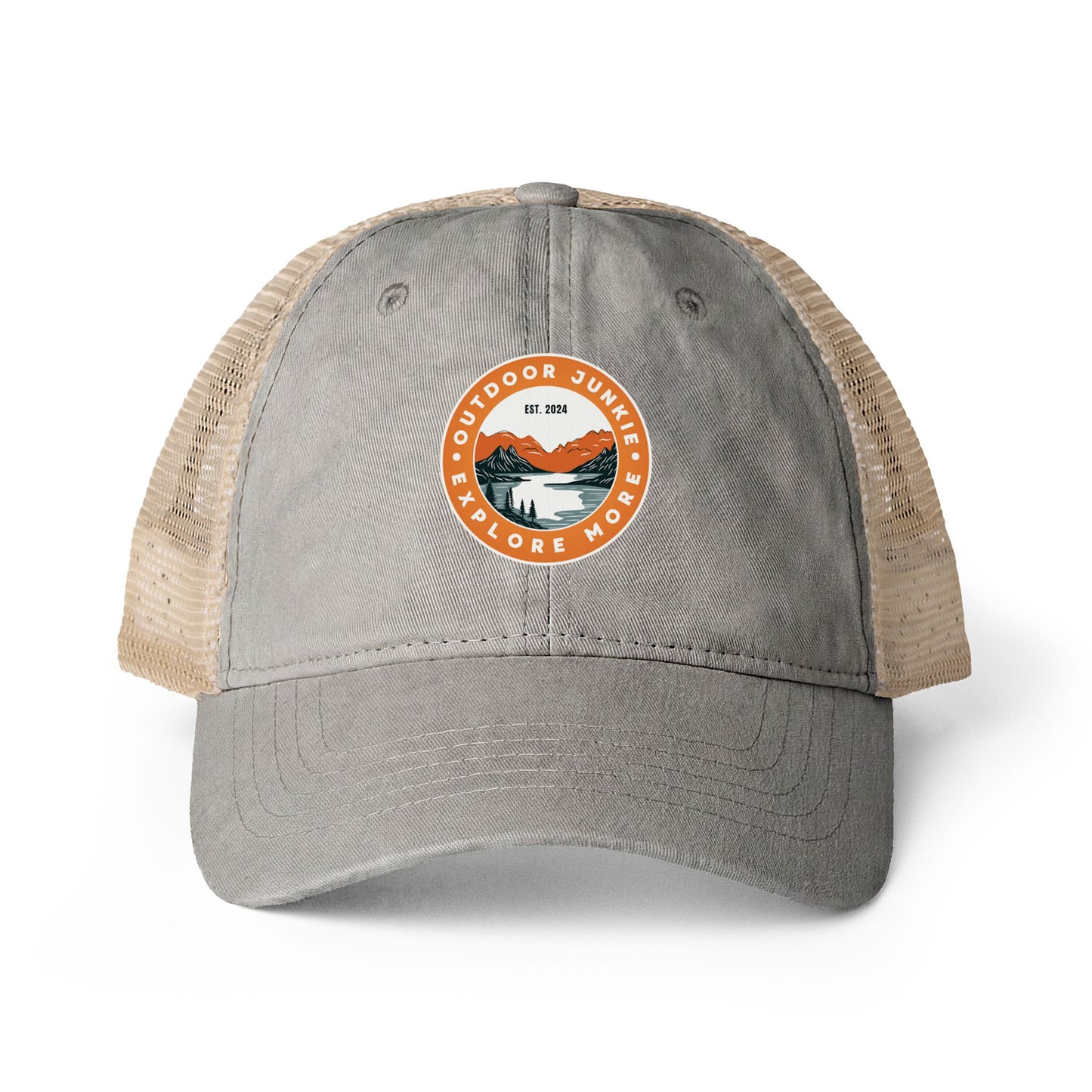 Women's Washed Mesh-Back Cap