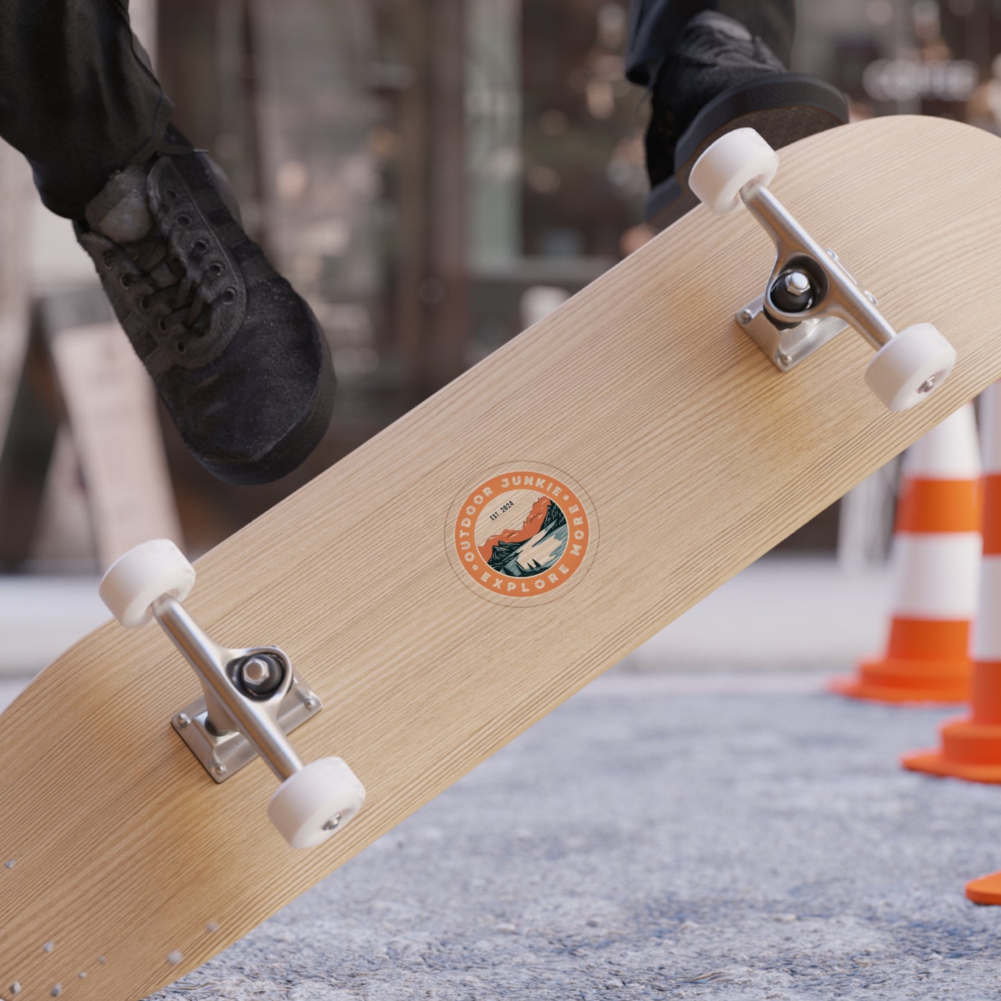 Outdoor Junkie Die-Cut Sticker