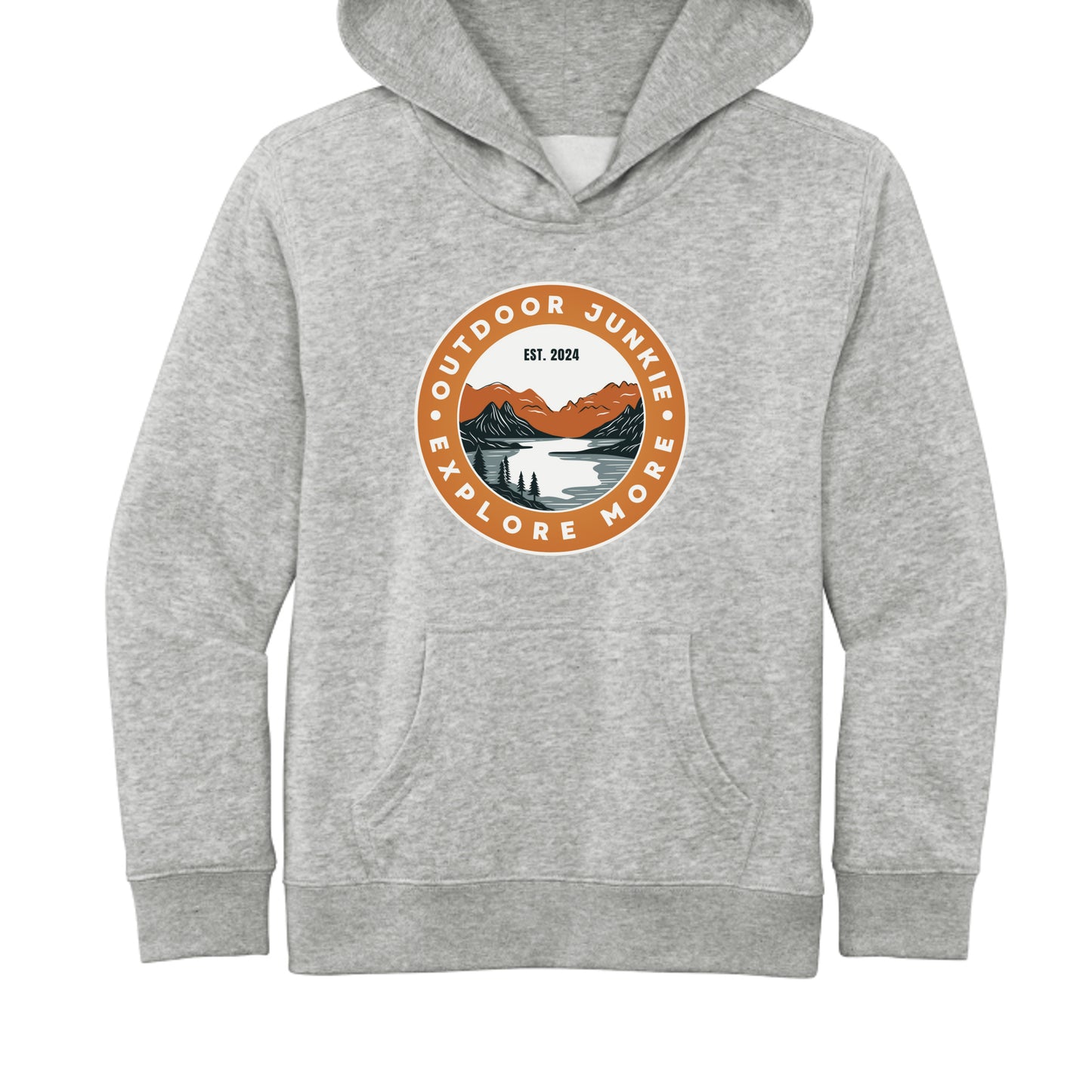 Light Heather Grey - DT6100Y - FRONT
