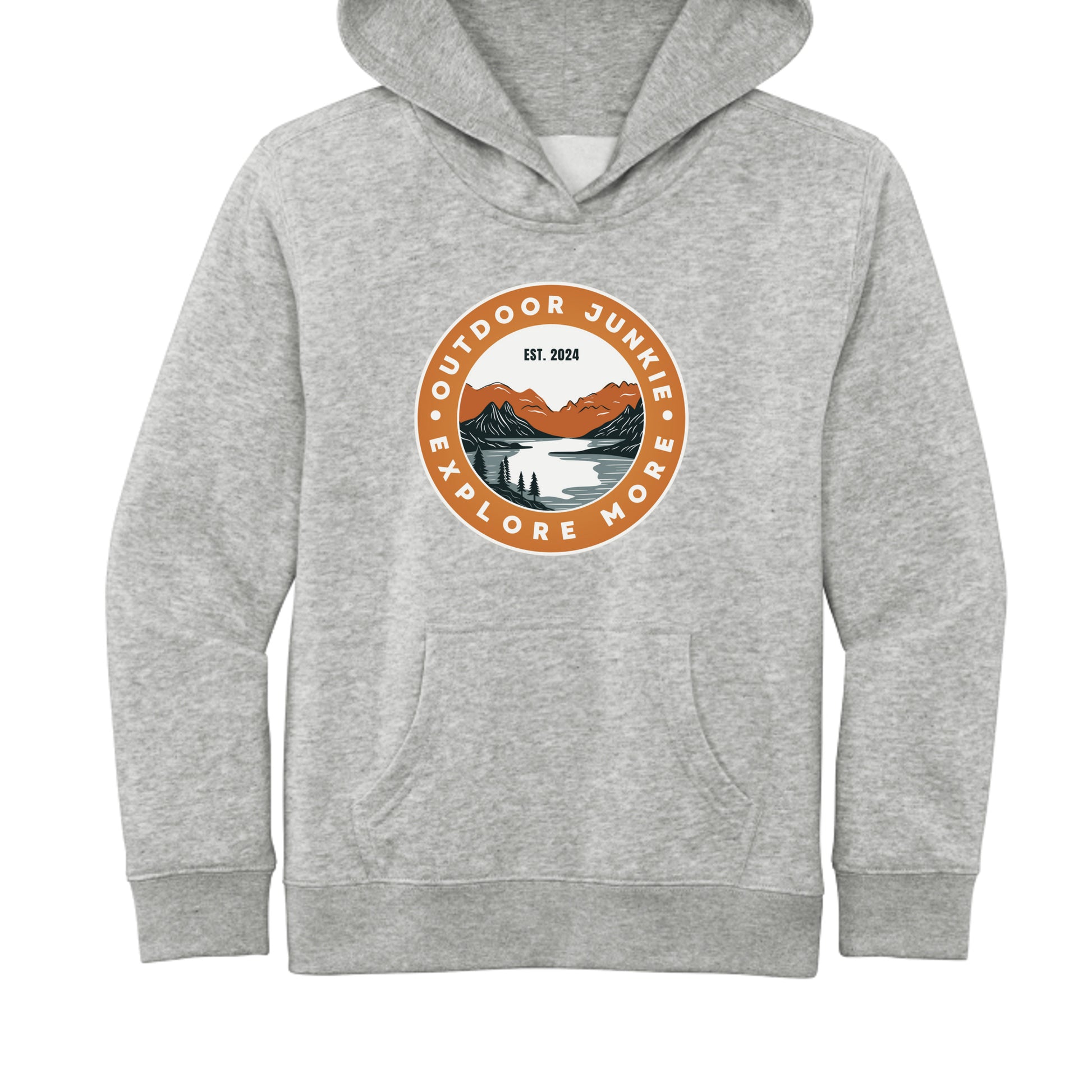 Light Heather Grey - DT6100Y - FRONT